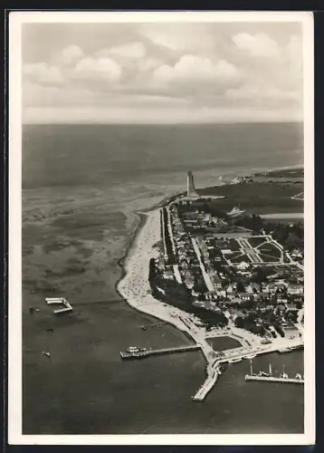 AK Laboe, Fliegeraufnahme, Gesamtansicht