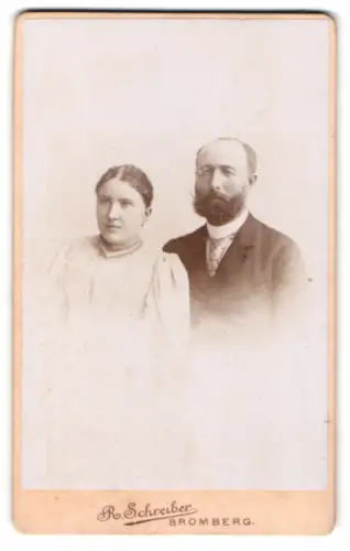 Fotografie R. Schreiber, Bromberg, Danziger-Strasse 162, Porträt eines Paares