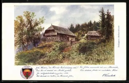 AK Deutscher Schulverein NR 141: Roseggers Geburtshaus