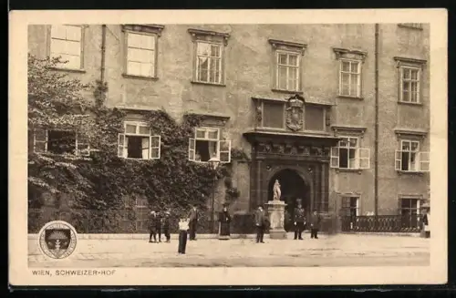 AK Deutscher Schulverein NR 249: Wien, Schweizer-Hof, Denkmal