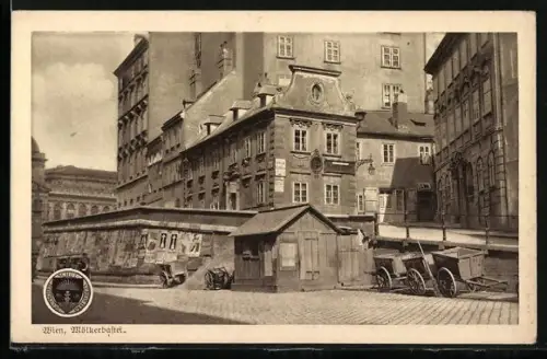 AK Deutscher Schulverein Nr. 351: Wien, Partie an der Mölkerbastei