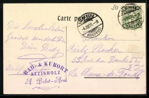 AK Attisholz, Bad- und Kurhaus Attisholz, Inh. A. Probst-Arni