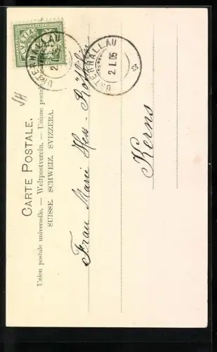 AK Hallau, Restaurant mit Strassenpartie