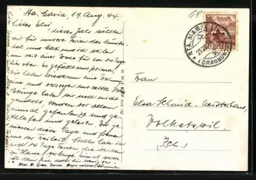 AK St. Maria /Münstertal, Partie im Ort