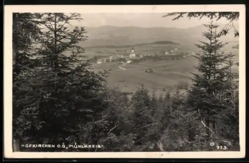 AK Hofkirchen /Mühlkreis, Durchblick auf den Ort
