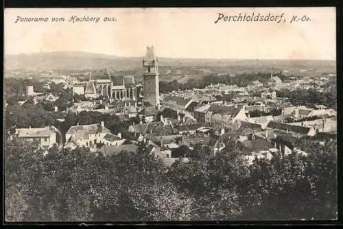 AK Perchtoldsdorf /N.-Oe., Panorama vom Hochberg aus
