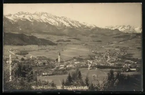 AK Windischgarsten, Ortsansicht mit Warscheneck