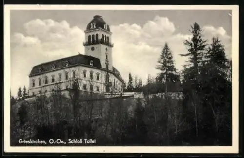 AK Grieskirchen /O.-Oe., Blick zu Schloss Tollet