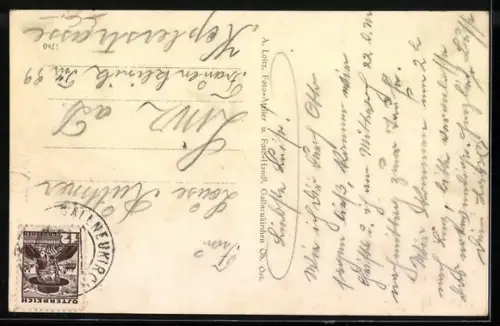 AK Gallneukirchen /Ob. Öst., Ortsansicht mit Kirche