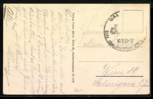 AK Gallspach /O.-Oe., Kirche mit Ortspanorama