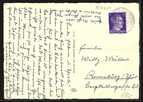 AK Wittenberg / Lutherstadt, Blick von der Stadtkirche