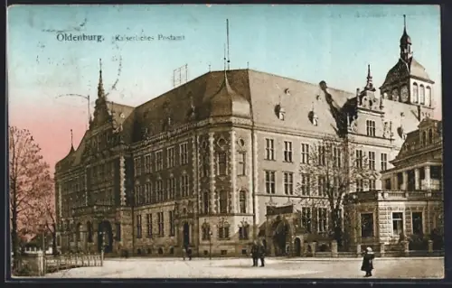 AK Oldenburg / Oldenburg, Kaiserliches Postamt