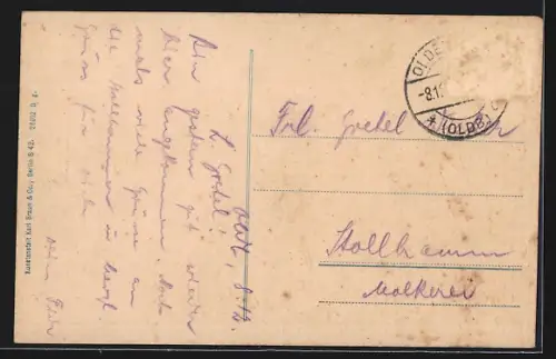 AK Oldenburg / Oldenburg, Kaiserliches Postamt