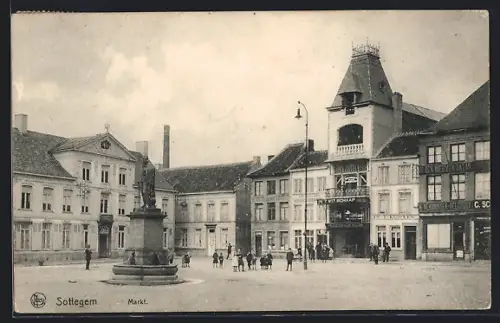 AK Sottegem, Markt, Panorama