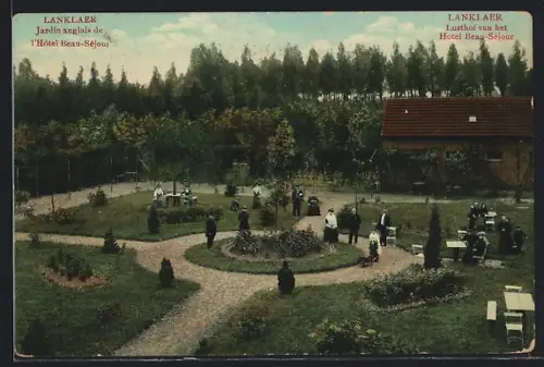 AK Lanklaer, Jardin anglais de l`Hotel Beau-Séjour
