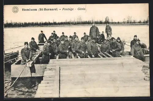 AK Hemixem, St-Bernard, Pontage, Génie