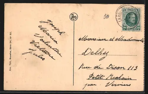 AK Laroche, Monument commémoratif érigé en l`honneur des héros morts pour la Patrie