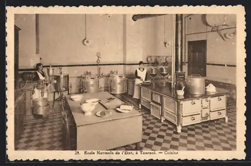 AK Tournai, Ecole Normale de l`Etat, Cuisine