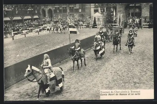 AK Tournai, Tournoi de Chevalerie, Comte Henri de Nassau et sa suite