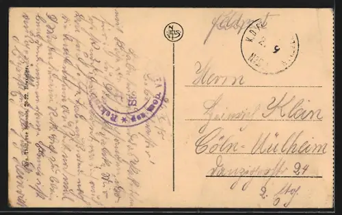 AK Habay-la-Neuve, Ortsansicht von den Feldern aus