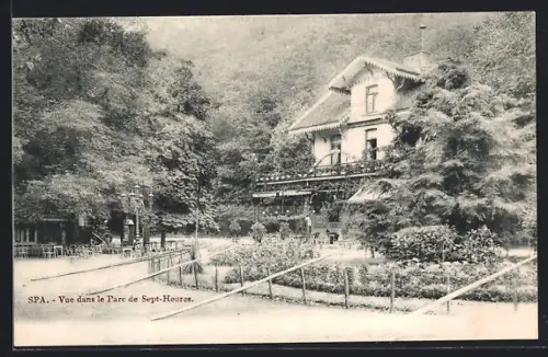 AK Spa, Vue dans la Parc de Sept-Heures