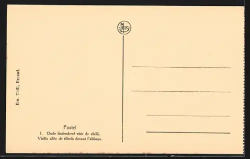 AK Postel, Oude lindendreef voor de abdij