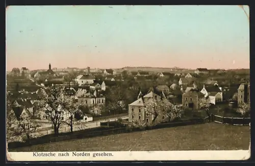 AK Dresden-Klotzsche, Totalansicht von Norden