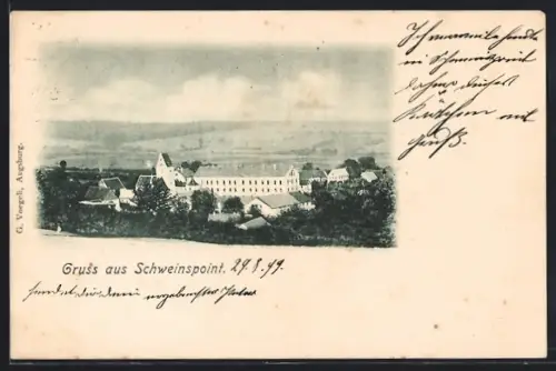 AK Schweinspoint, Panorama mit Hinterland