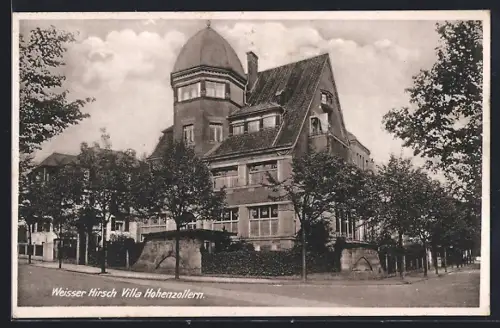 AK Dresden-Weisser Hirsch, Villa Hohenzollern in der Wolfshügelstrasse 7