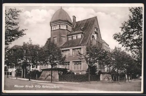 AK Dresden-Weisser Hirsch, Villa Hohenzollern in der Wolfshügelstrasse 7