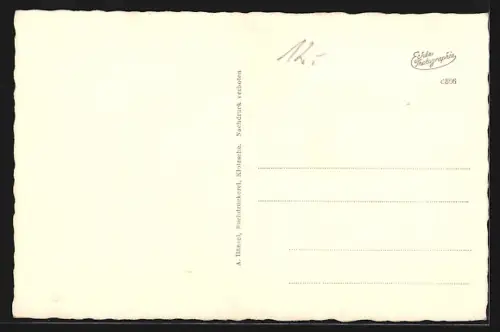 AK Dresden-Klotzsche, Ortsansicht mit Kirche