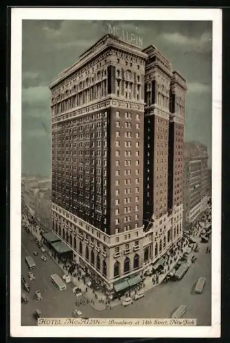 AK New York, NY, Hotel McAlpin, Broadway at 34th Street