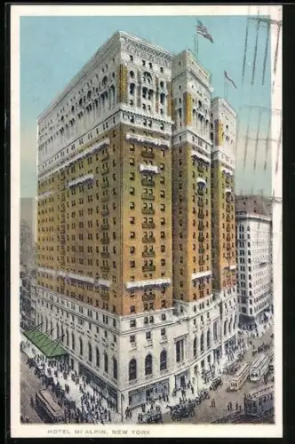 AK New York, NY, Hotel McAlpin