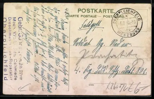 AK Reklame für Patent-Graepelsieb, Elsässerin und Lothringerin in Tracht