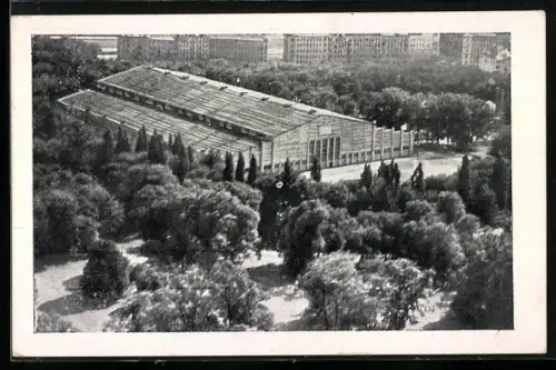 AK Wien, Prater mit Sängerhalle, Luftbild