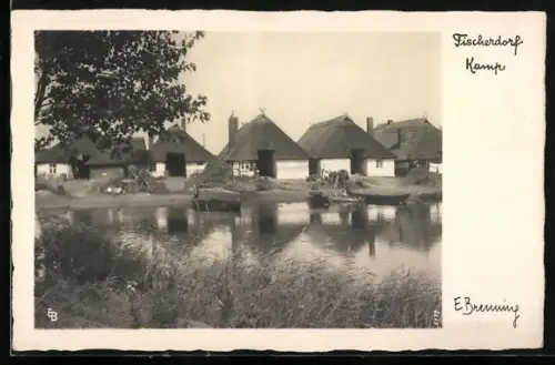 AK Kamp, Fischerhäuser am Ufer