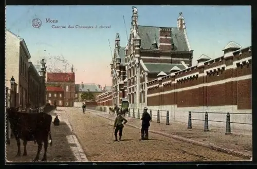 AK Mons, Caserne des Chasseurs a cheval