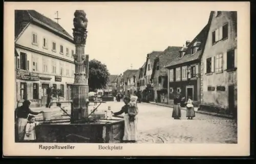 AK Rappoltsweiler, Partie am Bockplatz