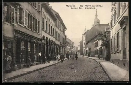 AK Markirch / Ste Marie-aux-Mines, Lange Str., Grand`rue