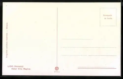 AK Lido di Venezia, Hotel Villa Regina