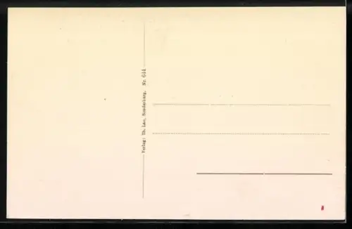 AK Sonderburg, Düppelstein, Ein Koloss in der Nähe der Düppelmühle und des Denkmals