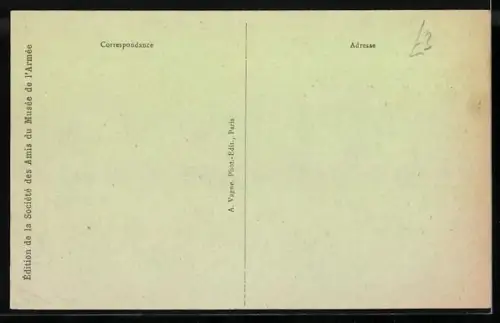 AK Paris, Hotel des Invalides Musée de l`Armée, Lastkraftwagen