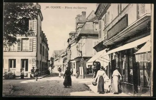 AK Cosne-Cours-sur-Loire, Place du Carroy