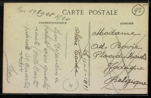 AK La Courneuve, Les 4 Routes, Tabac Paviet