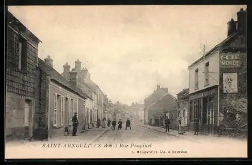 AK St-Arnoult, Rue Poupinel, Chocolat Menier
