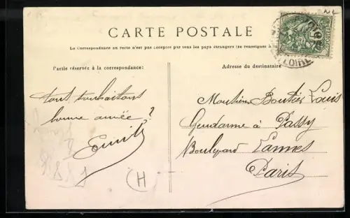 AK Avoine /Indre-et-Loire, Une rue