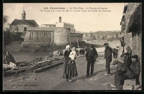 AK Concarneau, la Ville Close, le Passage de Lanriec