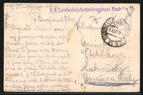 AK Linz a. D., Hauptplatz mit Kirche und Denkmal