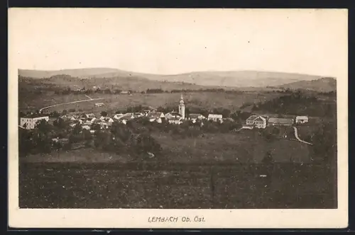 AK Lembach /Ob. Öst., Gesamtansicht mit Umgebung
