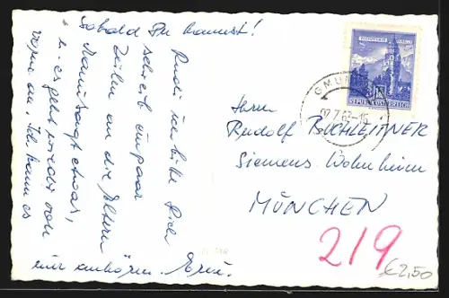 AK Laakirchen /O.Ö., Ortsansicht gegen die Berge